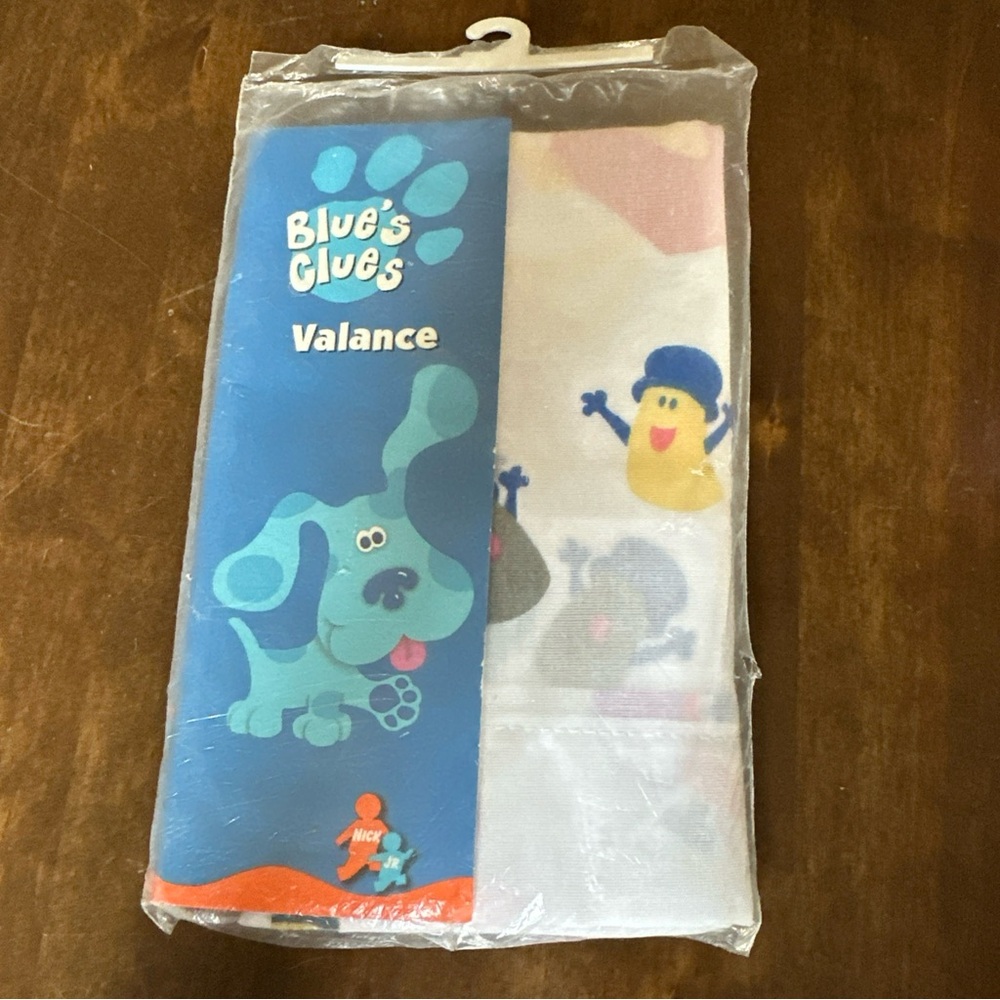 Vtg New Blues‎ Clues Valance 2000 Nickelodian Nursery One Valance (not curtain)
